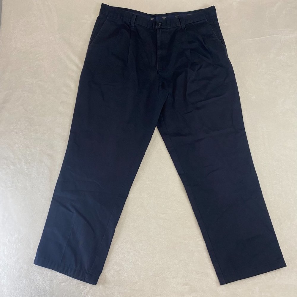 Men’s 36 x 28 Dockers Navy Blue Dress Pants Cotton